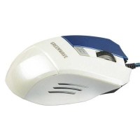 Мышь Greenwave MX-555L USB, white-blue (R0013757)