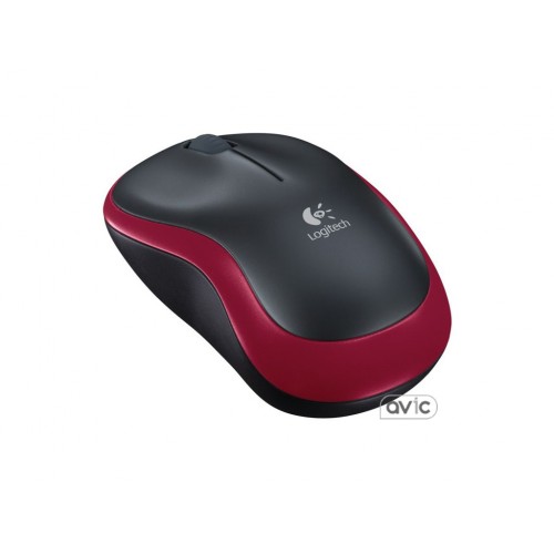 Мышь Logitech M185 Wireless Mouse (Red) (910-002237)