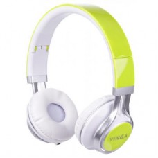 Наушники Vinga HSM040 White/Green (HSM040WG)