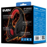 Наушники Sven AP-G850MV Black/Red UAH