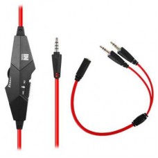 Наушники GEMIX N1 Black-Red Gaming