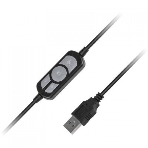 Наушники Vinga HSU60 USB Black (HSU60BK)