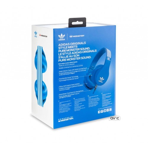 Наушники Monster Adidas Originals Over-Ear Blue (MNS-128553-00)