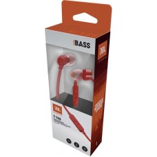 Наушники с микрофоном JBL T110 Red