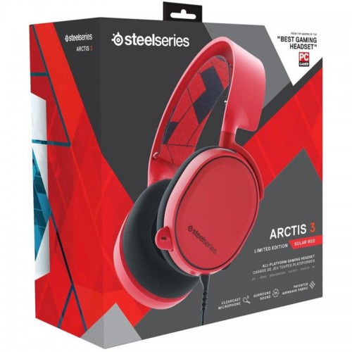 Наушники SteelSeries Arctis 3 Solar Red (61435)