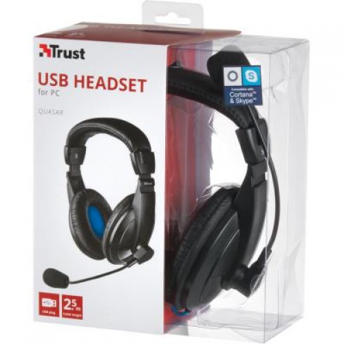 Наушники Trust Quasar USB Headset (16976)