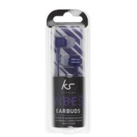 Наушники KitSound KS Vibes Earphones Purple (KSVIBPU)