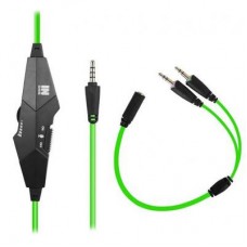 Наушники GEMIX N3 Black-Green Gaming