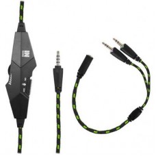 Наушники GEMIX N20 Black-Green Gaming