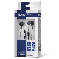 Наушники Sven E-109M black-grey