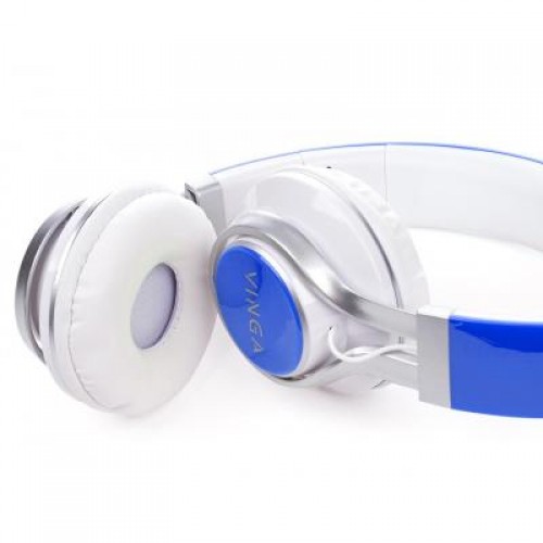 Наушники Vinga HSM040 White/Blue (HSM040WB)