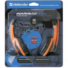 Наушники Warhead G-120 Black-Orange Defender (64099)