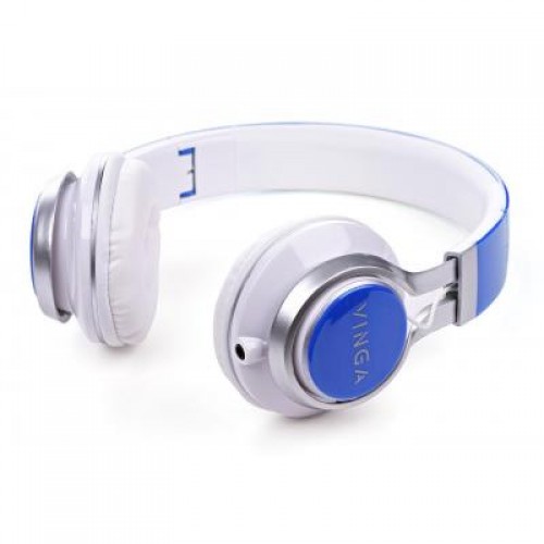 Наушники Vinga HSM040 White/Blue (HSM040WB)