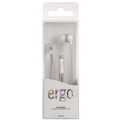 Наушники ERGO VM-201 White (6264733)