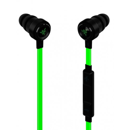 Наушники Razer Hammerhead V2 Black-Green (RZ12-01730100-R3G1)