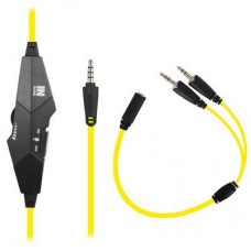 Наушники GEMIX N4 Black-Yellow Gaming