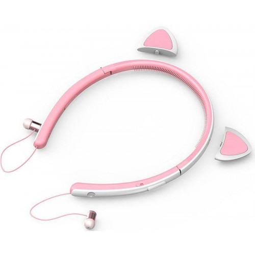 Наушники Tronsmart Bunny Ears Bluetooth Headphones Pink