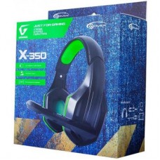 Наушники GEMIX X-350 black-green