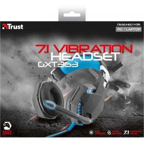 Наушники Trust GXT 363 7.1 Bass Vibration Headset (20407)