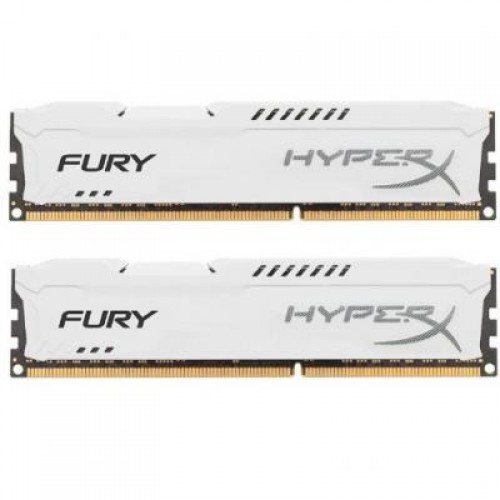 Модуль DDR4 16GB (2x8GB) 3200 MHz HyperX FURY White Kingston (HX432C18FW2K2/16)