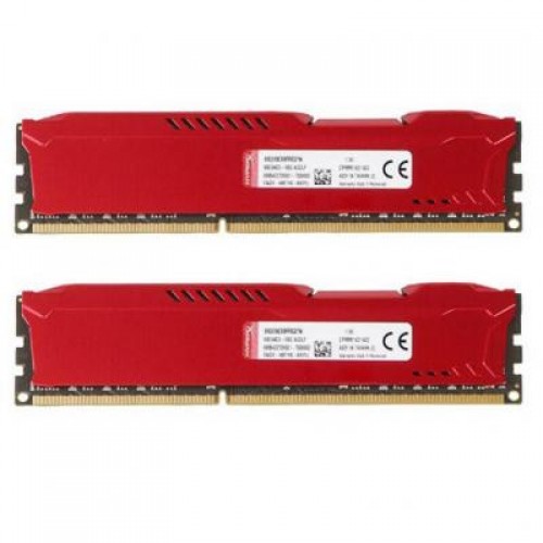 Модуль DDR4 16GB (2x8GB) 3200 MHz HyperX FURY Red Kingston (HX432C18FR2K2/16)