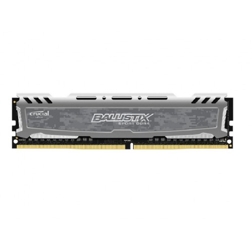 Память Crucial DIMM 4Gb DDR4 PC2666 Ballistix Sport LT Gray (BLS4G4D26BFSB)