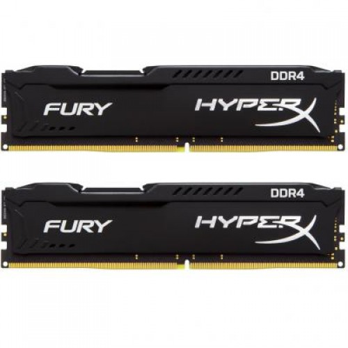 Модуль DDR4 32GB (2x16GB) 2400 MHz HyperX FURY Black Kingston (HX424C15FBK2/32)