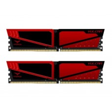 Память Team DIMM 16Gb KIT(2x8Gb) DDR4 PC2400 Vulcan Red (TLRED416G2400HC14DC01)