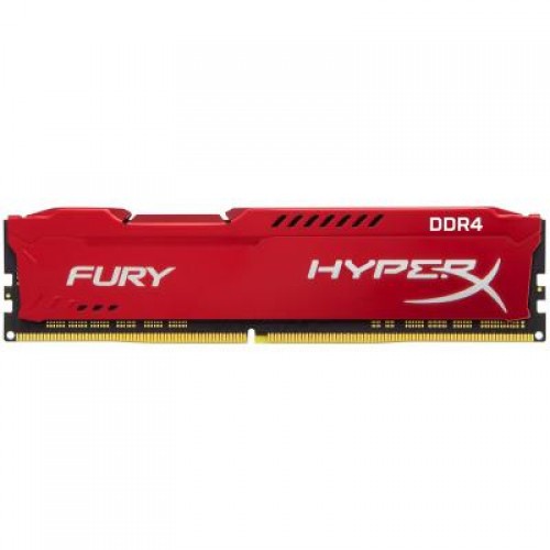 Модуль DDR4 8GB 2666 MHz HyperX Fury Red Kingston (HX426C16FR2/8)