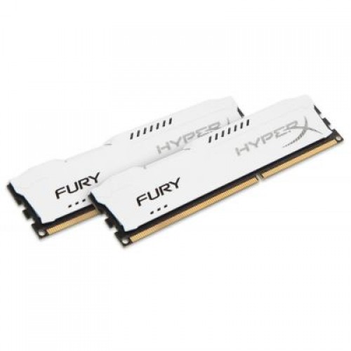 Модуль DDR3 16Gb (2x8GB) 1600 MHz HyperX Fury White Kingston (HX316C10FWK2/16)