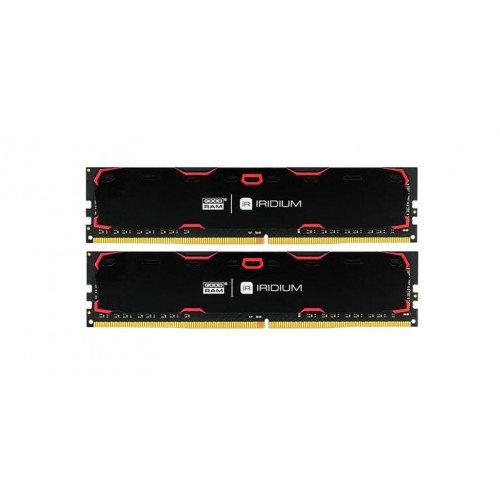 Модуль DDR4 2x4GB/2400 GOODRAM Iridium Black (IR-2400D464L15S/8GDC)