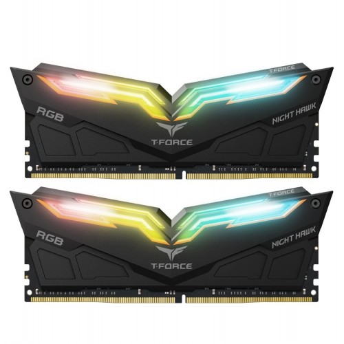 Модуль DDR4 2x8GB/3200 Team T-Force Night Hawk RGB Black (TF1D416G3200HC16CDC01)