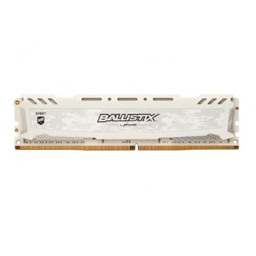 Память Crucial DIMM 4Gb DDR4 PC2666 Ballistix Sport LT White (BLS4G4D26BFSC)