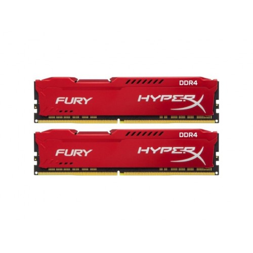 Память Kingston 16 GB (2x8GB) DDR4 2666 MHz HyperX Fury Red (HX426C16FR2K2/16)