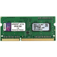 Модуль SO-DIMM 4GB/1600 DDR3 Kingston ValueRAM (KVR16S11S8/4)