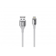 Кабель Lightning Belkin MIXIT DuraTek Lightning to USB 1.2 silver (F8J207bt04-SLV)