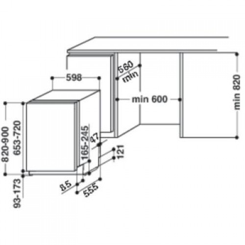 Посудомоечная машина Whirlpool WRIC 3C26