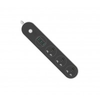 Фильтр питания СolorWay (CW-CHU33B) 3 розетки, 3xUSB, 1.8м, Black