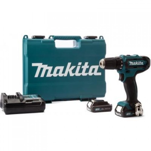 Шуруповерт Makita DF331DWAE, CXT, 10,8В Slider, 2Аг х 2шт, DC10WC, кейс, 30 / (DF331DWAE)