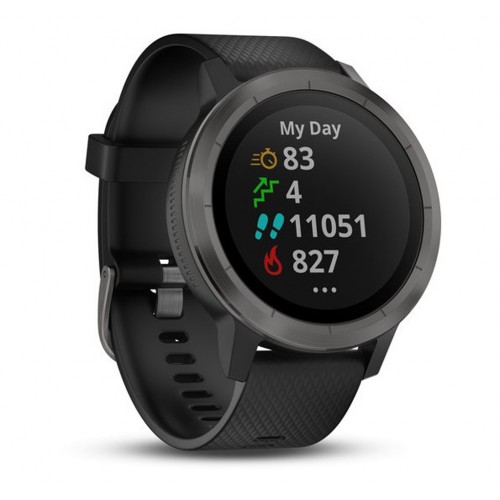 Смарт-часы Garmin Vivoactive 3 Black with Slate Hardware (010-01769-10)