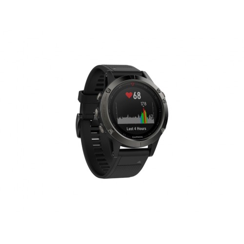 Смарт-часы Garmin Fenix 5 Black Sapphire with Black Band (010-01688-10)