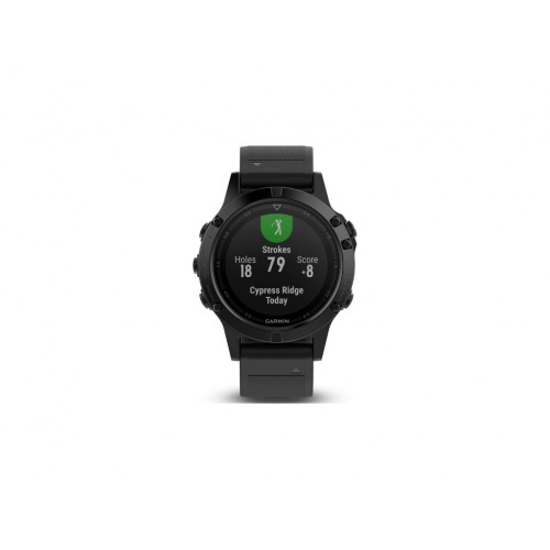 Смарт-часы Garmin Fenix 5 Black Sapphire with Black Band (010-01688-10)