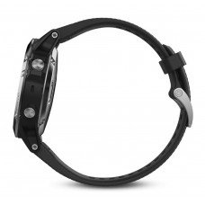 Смарт-часы Garmin fenix 5 Black Silver with Black Band Silver (010-01688-03)