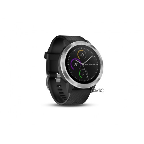 Смарт-часы Garmin Vivoactive 3 Black with Stainless Hardware (010-01769-02)