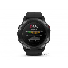 Смарт-часы Garmin Fenix 5x Plus Sapphire Black with Black Band (010-01989-01)