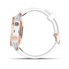 Смарт-часы Garmin Fenix 5S Plus Sapphire Rose Gold-tone with Carrara White Band (010-01987-07)