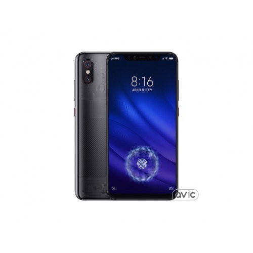 Смартфон Xiaomi Mi 8 Pro 8/128GB Black (Transparent Back)