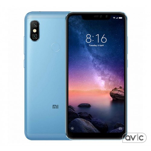 Смартфон Xiaomi Mi A2 Lite 3/32GB Blue