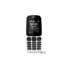 Мобильный телефон Nokia 105 Dual Sim New White (A00028316)