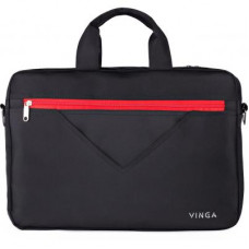 Сумка для ноутбука Vinga 15.6 NB250BR black-red (NB250BR)